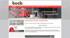Desktop Screenshot of buckheizung.de
